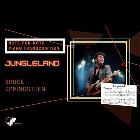 Jungleland By Bruce Springsteen Piano Sheet Music