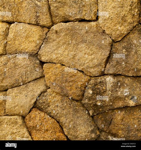Stone Wall Square Texture Stock Photo Alamy