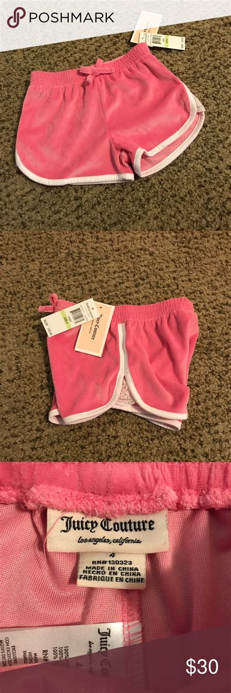 Nwt Girls Juicy Couture Lace Side Shorts Nwt Juicy Couture Lace Side Shorts Couture