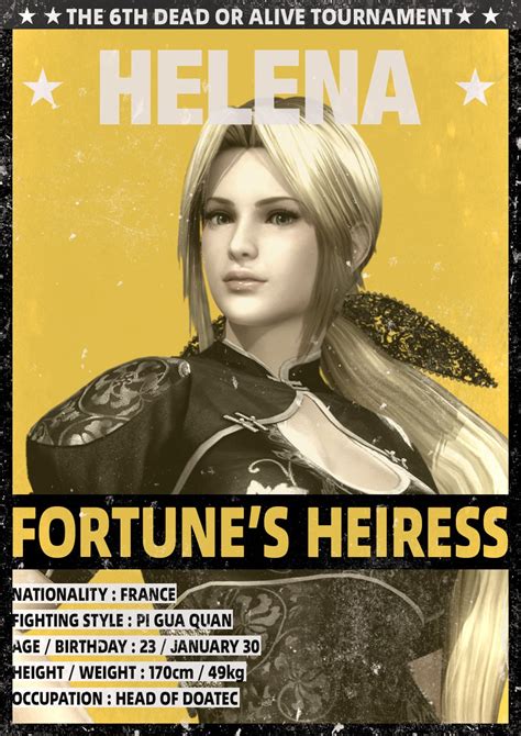 Doatecdoa6official On Twitter Fighters Asked For Helena And Here Is