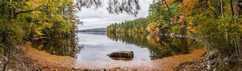 Squam Lake Fall Leaf Colors West Rattlesnake Mountain Trail New