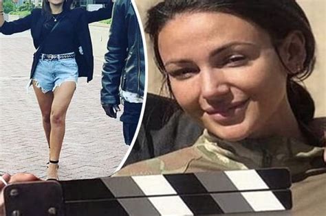 Michelle Keegan Flashes Pins And Goes Make Up Free As She Shares First Behind The Scenes Snaps