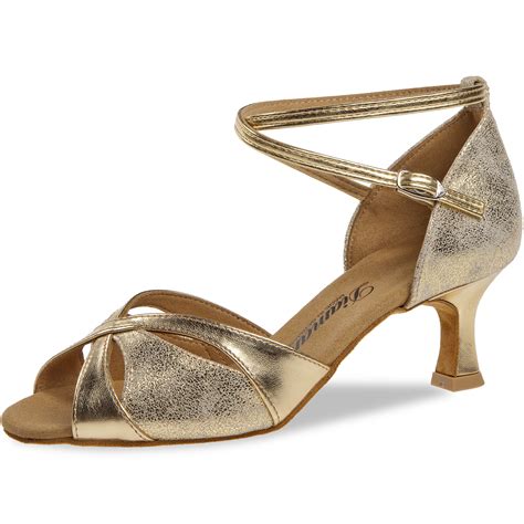 Gold Dance Shoes Stephanie Dance Shoes 2083 32 Gold Leather Glitter 2