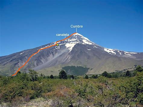 Noticia Ascensión Del Volcán Lanin Por La Cara Noroeste Por Chile
