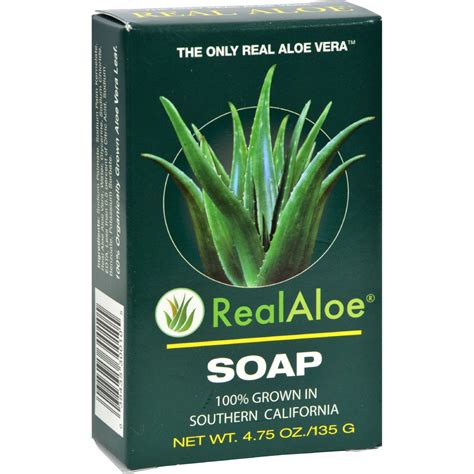 Real Aloe Aloe Vera Bar Soap 475 Oz Aloe Vera Aloe Natural Hand Soap