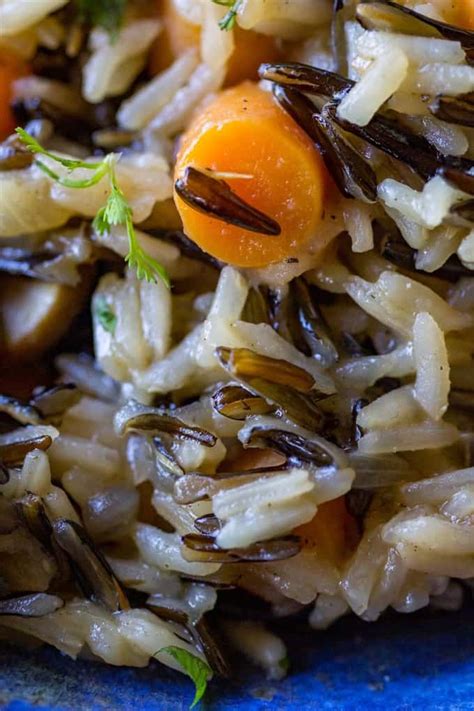 Wild Rice Pilaf Easy Homemade Side Dish Recipe From Owyd