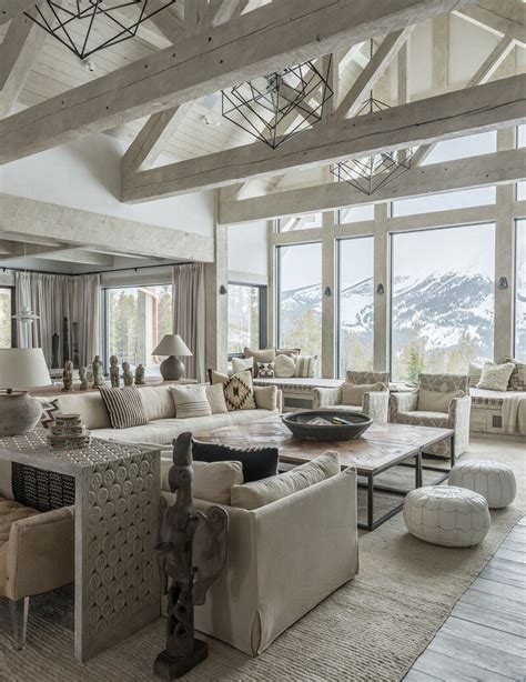 Rustic Mountain House With Zen Interiors Cashmere Interior
