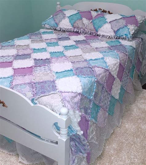 Image Result For Purple And Teal Rag Quilt Ideas Quilts Decor Rag