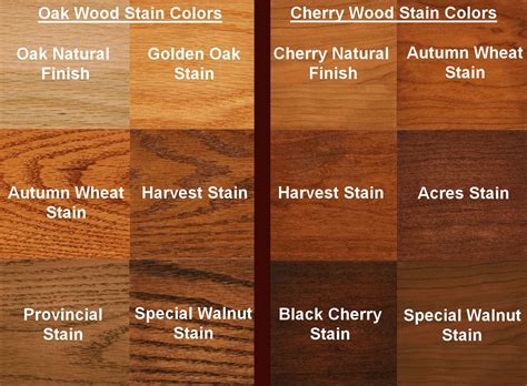 Cherry Wood Stain Oak Wood Stain Staining Wood