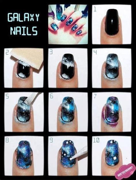 Purple Galaxy Nails With Tutorial Feat Zoya Payton Artofit