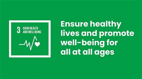 Sdg 3 Good Health And Well Being