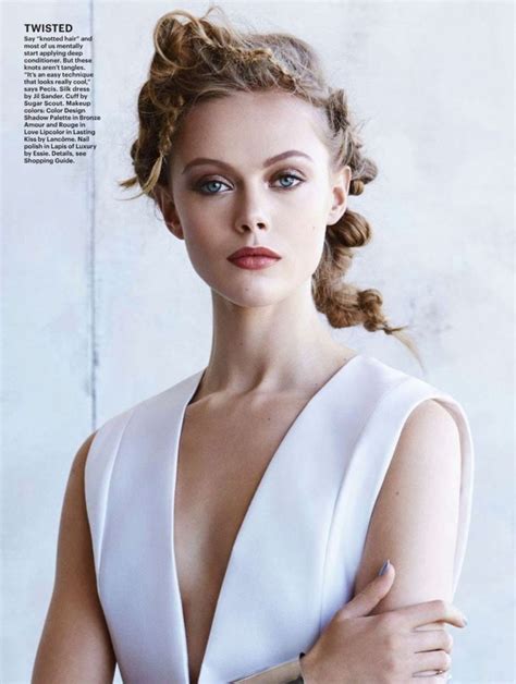 Frida Gustavsson By Patrick Demarchelier For Allure March 2014 Frida