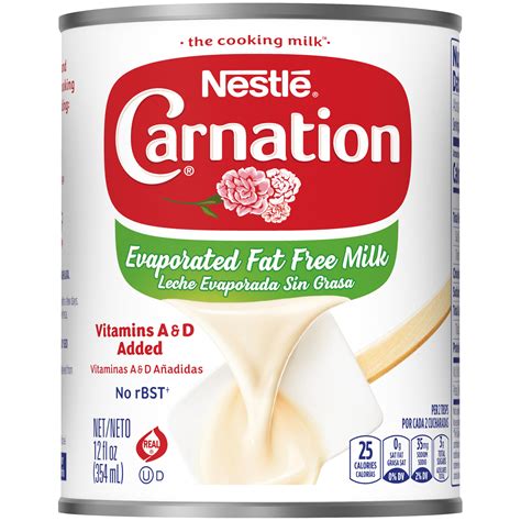 Carnation Fat Free Evaporated Milk 12 Fl Oz Can
