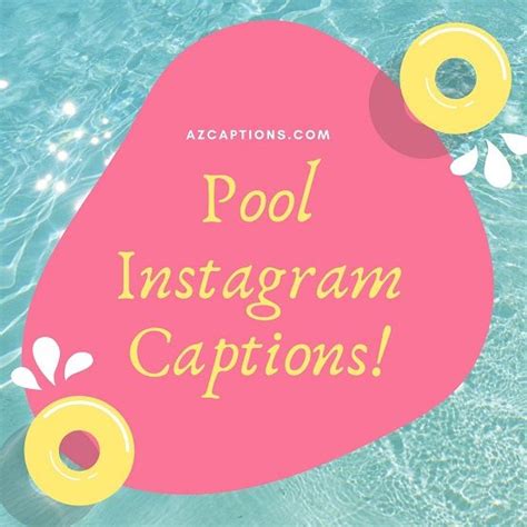 Adorable Pool Captions For Instagram Added 77 Pool Quotes In 2023