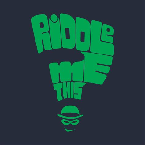 Riddle Me This Riddler Tapestry Teepublic