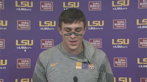Lsu Freshman Jack Bech Talks About His Big Game Believes You Saw The