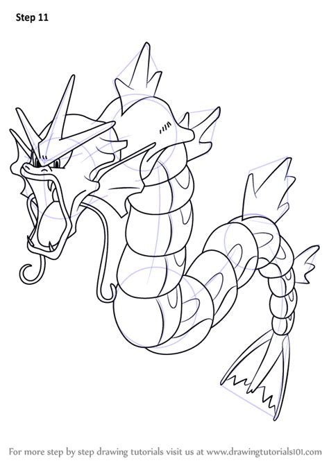 Gyarados coloring page from generation i pokemon category. Step by Step How to Draw Gyarados from Pokemon ...