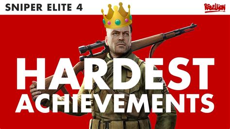 Sniper Elite 4 Achievements Only Elite Players Will Get Youtube