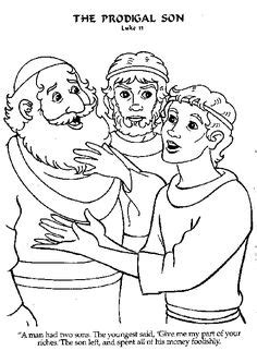 Activity Sheets For The Prodigal Son Google Search Fall Coloring