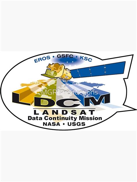 Landsat 8 Data Continuity Mission Logo Poster For Sale By