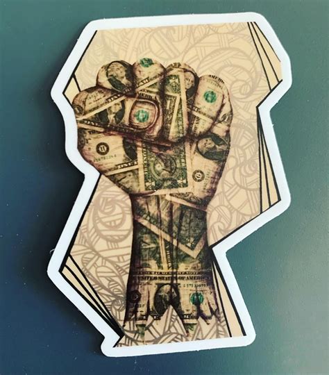 The Power Of Money 3 Sticker Etsy