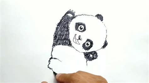 Cara Gambar Panda Mudah