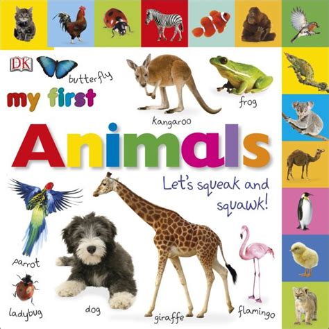 Tabbed Board Books My First Animals Dk Us