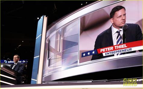 Peter Thiel In Rnc Speech Im Proud To Be Gay And Republican Photo