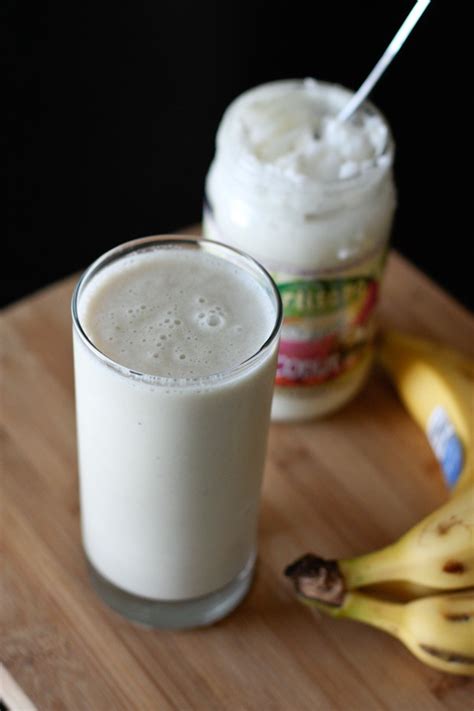 Banana And Coconut Butter Smoothie
