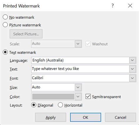 How To Create Watermarks In Microsoft Word Text Watermarks And Image