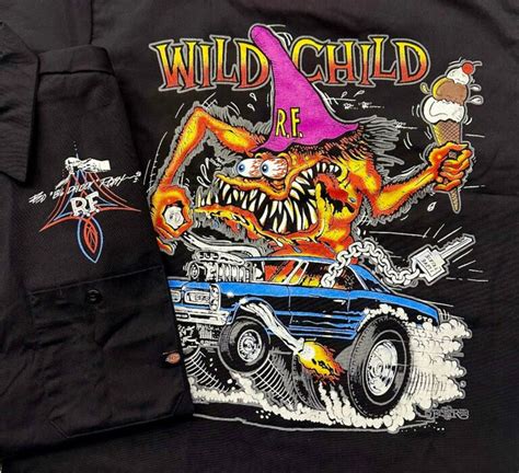 Wild Child Work Shirt Ed Roths Rat Fink