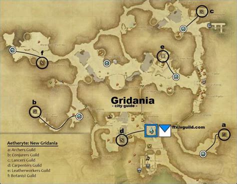 Blacksmithing is one of the more painful professions to level in ffxiv, but this leveling guide will make hitting 50 as a. FFXIV A Realm Reborn: Maps of City & Guilds! - FFXIV Guild