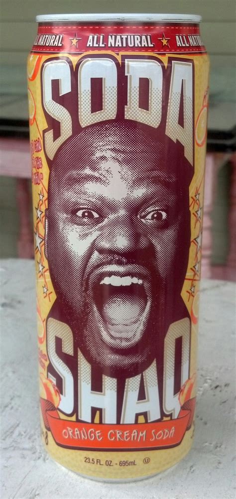 Arizona Soda Shaq Orange Cream Soda Thirsty Dudes