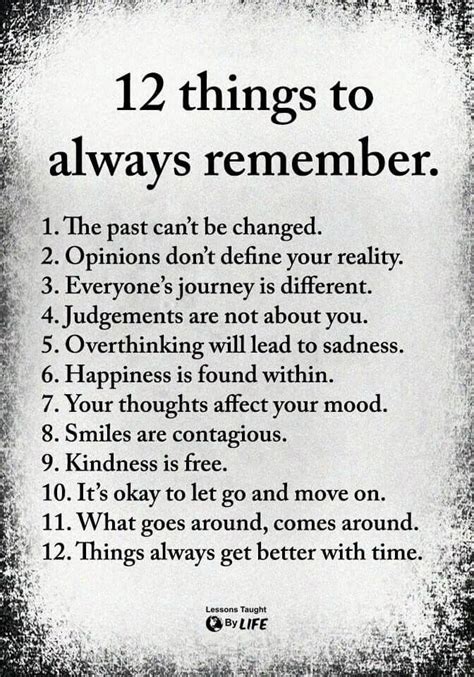 12 Things To Always Remember Wisdom Quotes Words Life