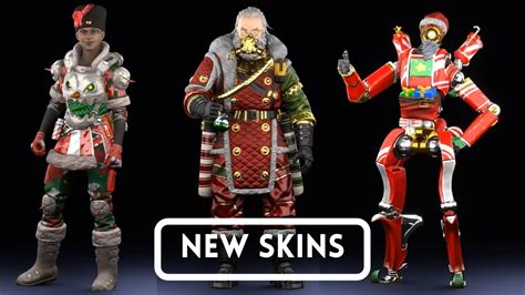 All Christmas Thematic Event Skins So Far Apex Legends Season 10