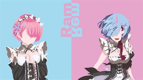 Re Zero Rem And Ram By Rafi