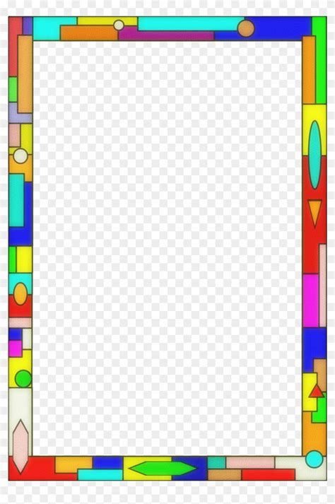 Download Stained Glass Border 01 By Arvin61r58 Stained Glass Border Clip Art Png Download