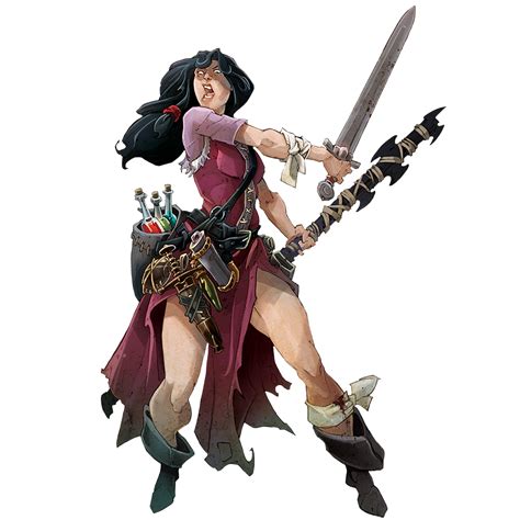 Zombicide Green Horde Cmon Megan Fantasy Women Female Characters Character Art