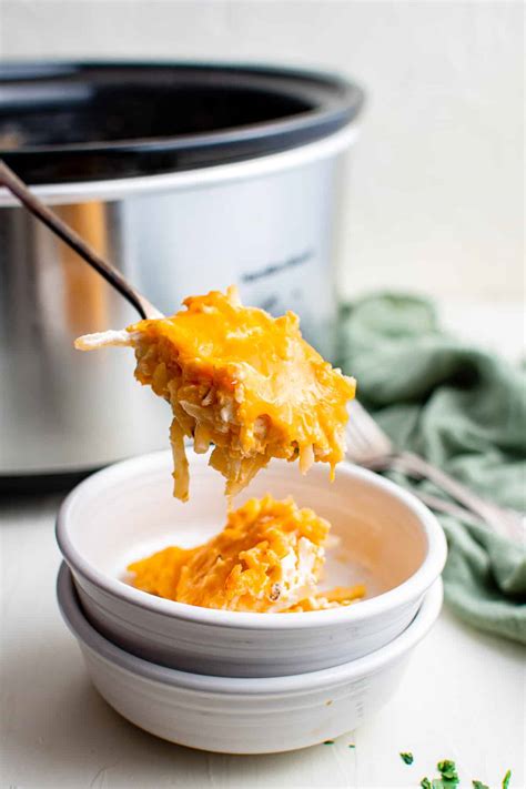 Crockpot Cheesy Hashbrowns The Cookie Rookie