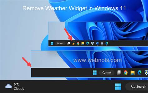 How To Remove Weather Widget From Taskbar In Windows 11 Webnots