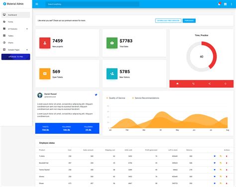 Download the best free html5 and bootstrap admin dashboard templates to build your web applications, mobile dashboards, backend application and speed up your development process. Best Free Bootstrap 4 Admin Templates