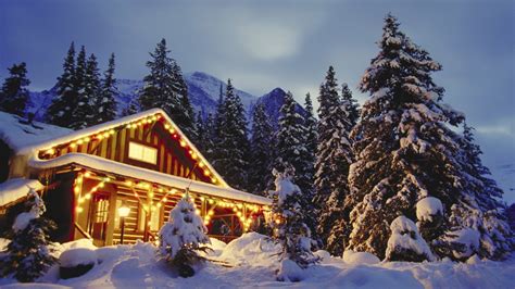 🔥 44 Log Cabin In Snow Wallpaper Wallpapersafari