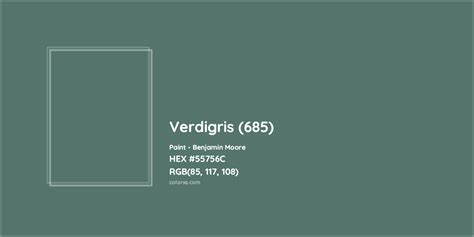 Verdigris 685 Complementary Or Opposite Color Name And Code 55756c