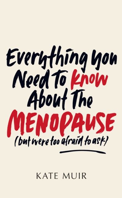 Everything You Need To Know About The Menopause Our Bookshop Tring