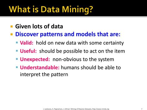 ppt mining of massive datasets course introduction powerpoint presentation id 6185750