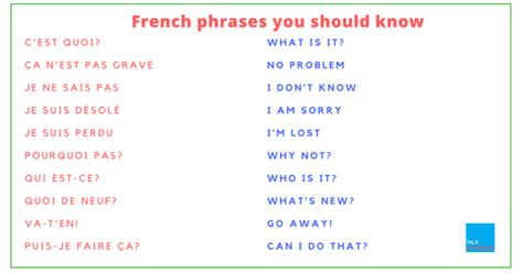 Common French Phrases With Pdf Audio