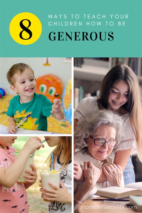 8 Ways To Teach Your Children How To Be Generous