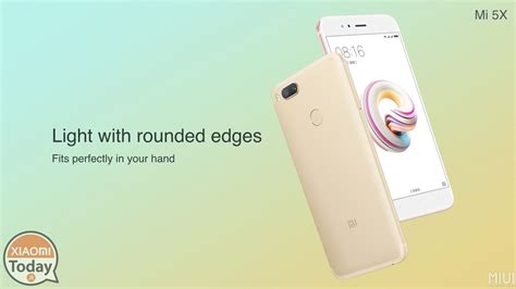 Xiaomi Mi 5x Tutte Le Specifiche Del Nuovo Smartphone