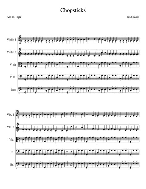 Check spelling or type a new query. Chopsticks sheet music download free in PDF or MIDI