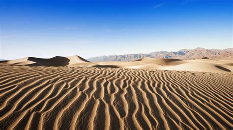 Download 1920x1080 Wallpaper Blue Sky Desert Dunes Sand Full Hd
